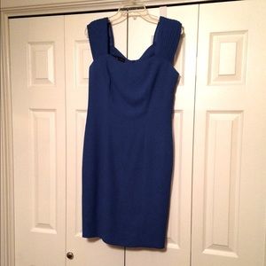 Royal blue cocktail dress